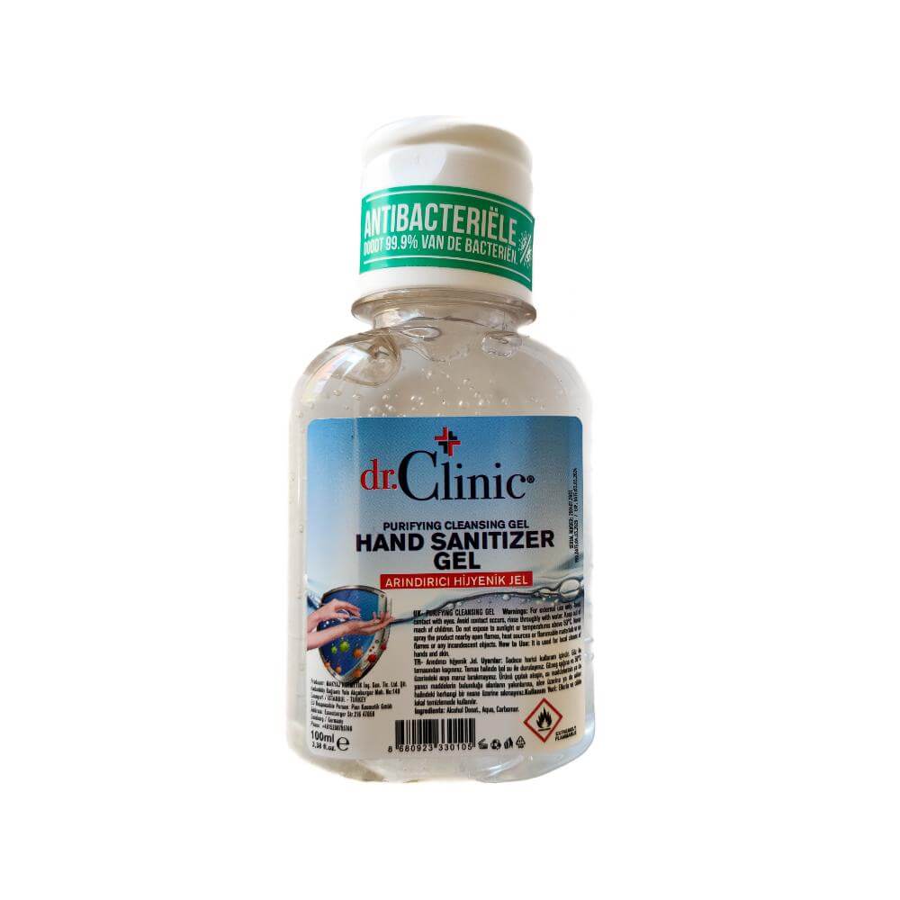 Dr. Clinic Hand Sanitizer Antibacterial Gel (100ml) - Aytac Foods