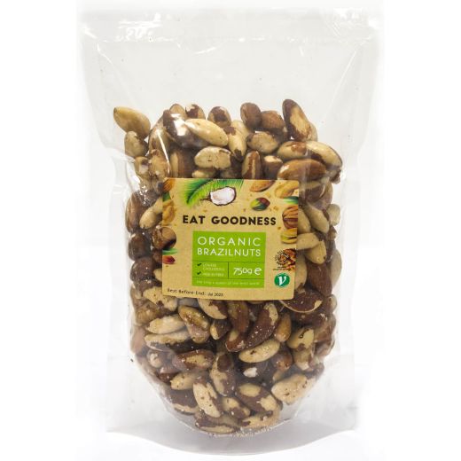 Eat Goodness Organic Brazil Nuts - 750GR - Aytac Foods