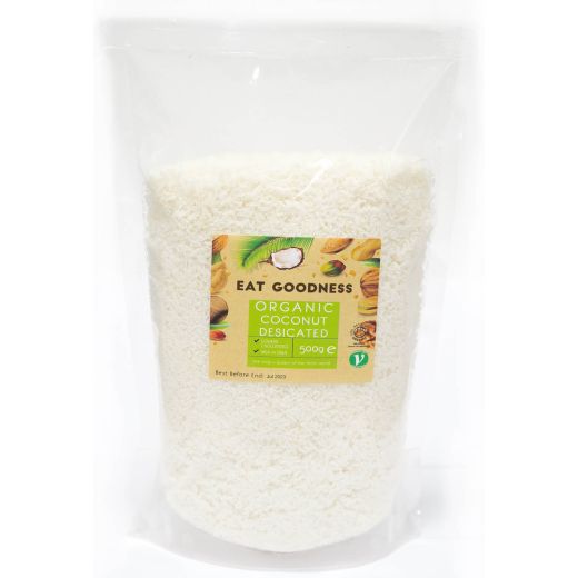 Eat Goodness Organic Desiccated Coconut - 500GR - Aytac Foods
