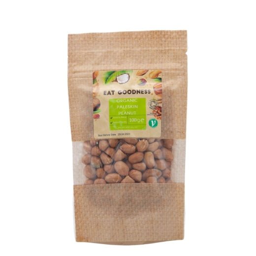 Eat Goodness Organic Paleskin Peanut - 100GR - Aytac Foods