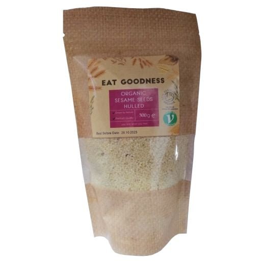 Eat Goodness Organic Sesame Seeds Hulled - 300GR - Aytac Foods