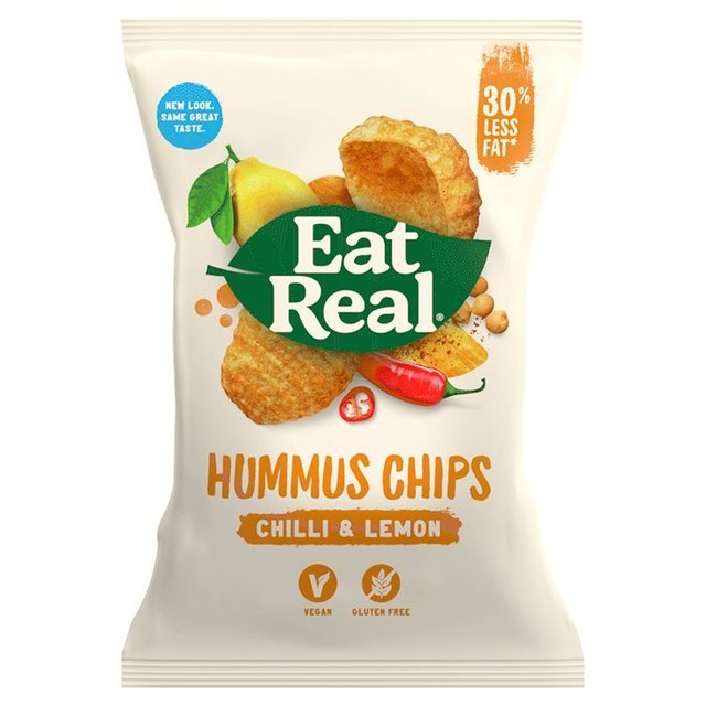 Eat Real Hummus Chilli & Lemon Chips (135G) - Aytac Foods