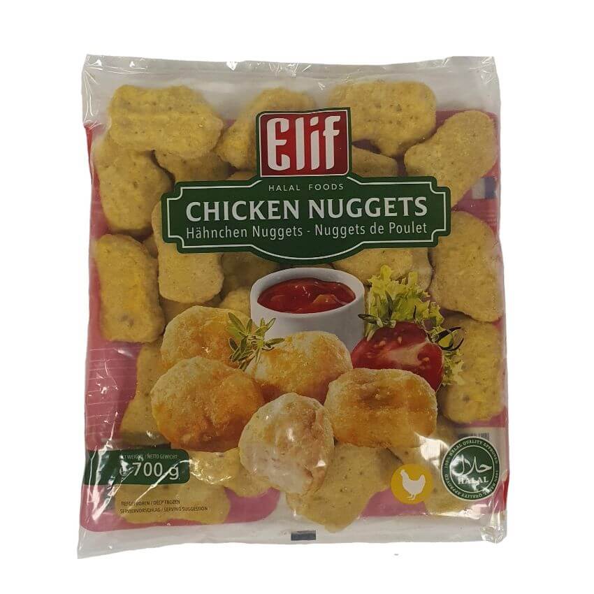 Elif Chicken Nuggets Plastic Bag (700G) - Aytac Foods