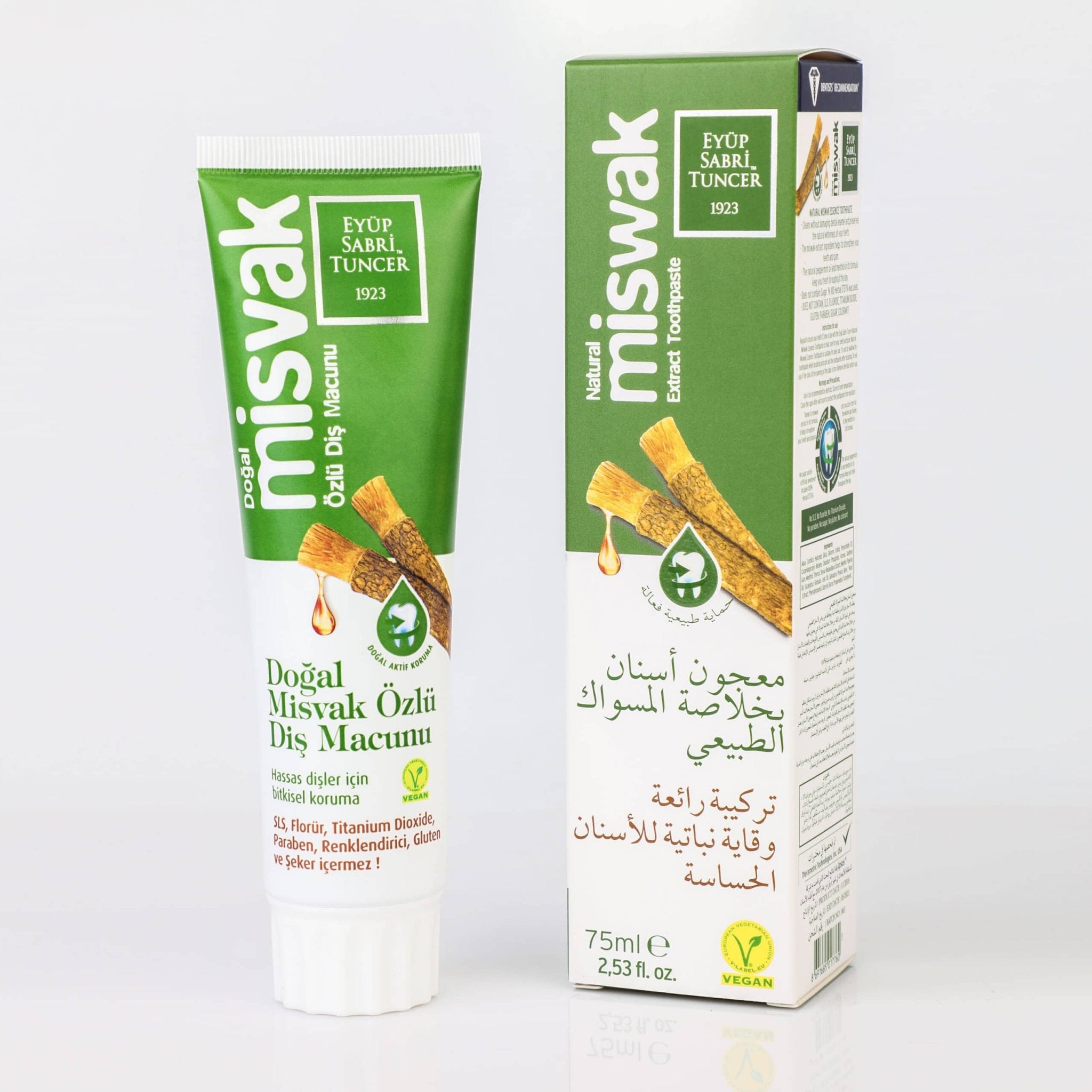 Eyup Sabri Tuncer Toothpaste with Miswak Extract - Aytac Foods