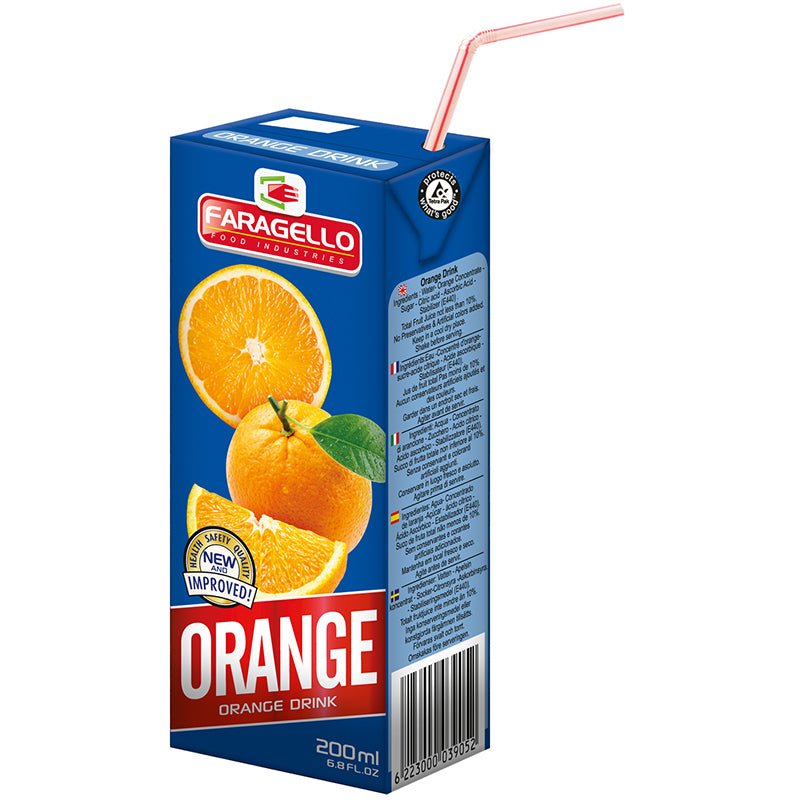 Faragello Orange (200ml) - Aytac Foods
