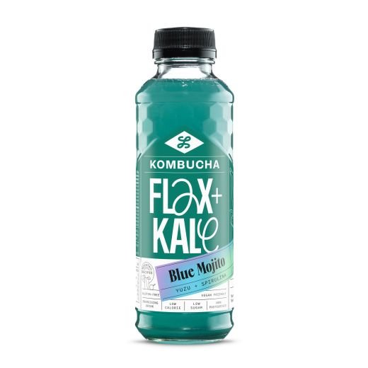 Flax And Kale Kombucha Blue Mojito - 400Ml - Aytac Foods