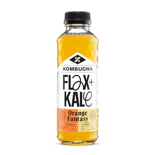 Flax And Kale Kombucha Orange Fantasy - 400Ml - Aytac Foods