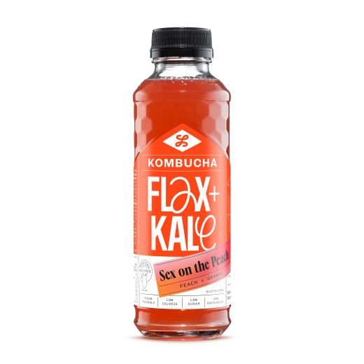 Flax And Kale Kombucha Sex On The Peach - 400Ml - Aytac Foods