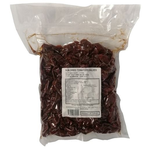Galen Sun Dried Tomato In Vacuum Bag Halves (1000G) - Aytac Foods