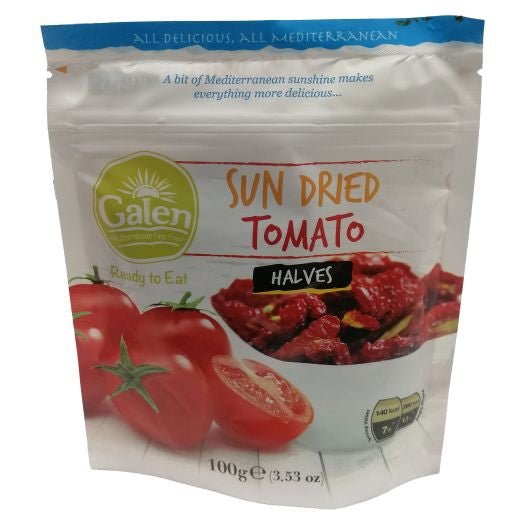 Galen Sun Dried Tomato Pouch Bag Halves (100G) - Aytac Foods