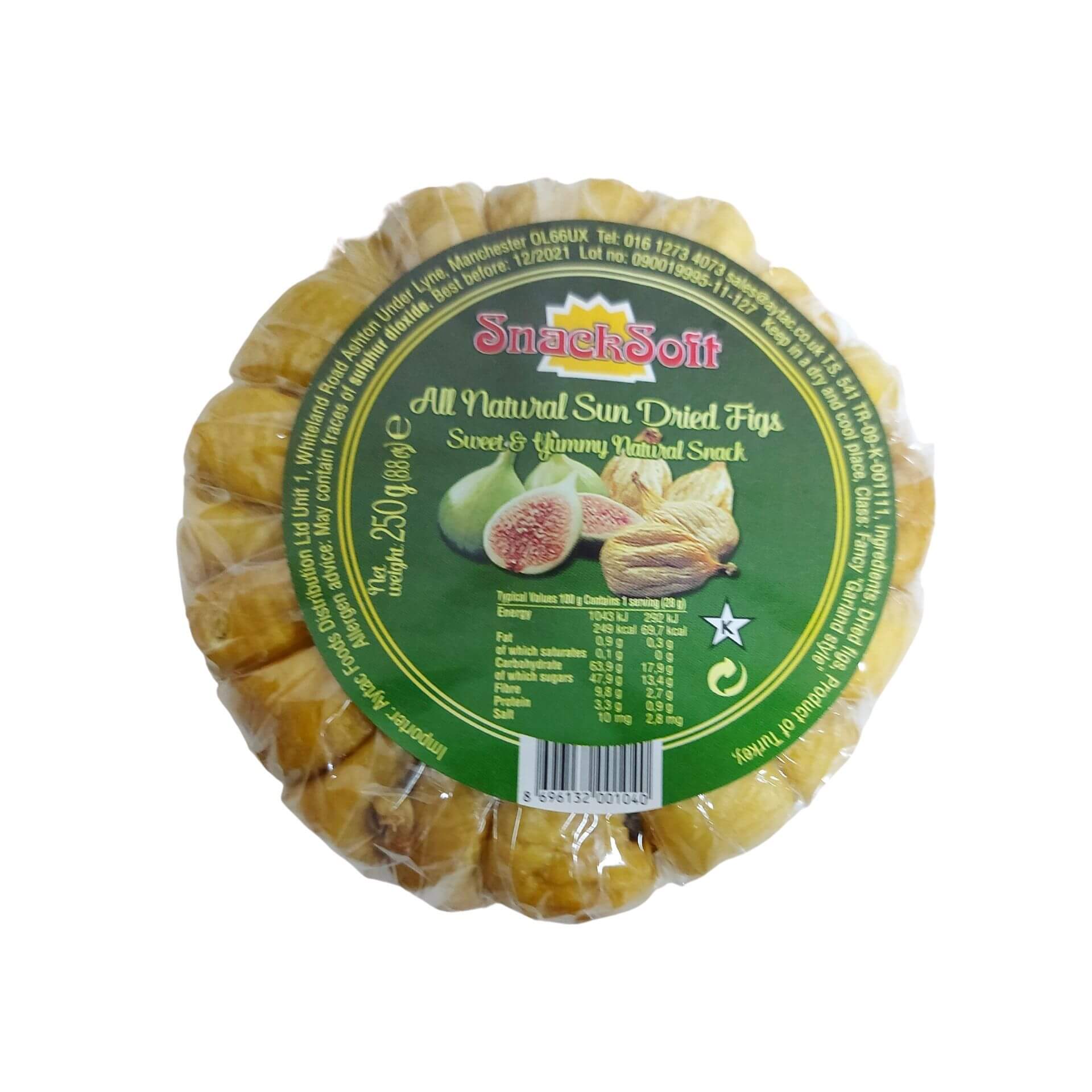 Garland Style Whole Dried Figs (250G) - Aytac Foods