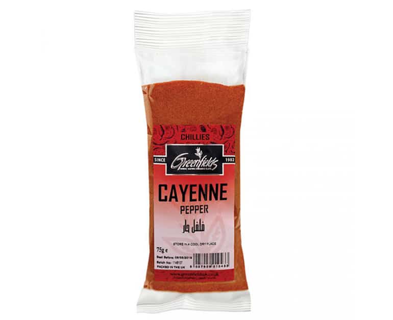Greenfields Cayenne Pepper (75G) - Aytac Foods