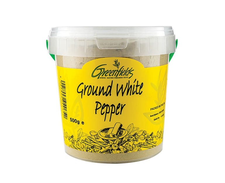Greenfields Ground Whitepepper (500G) - Aytac Foods