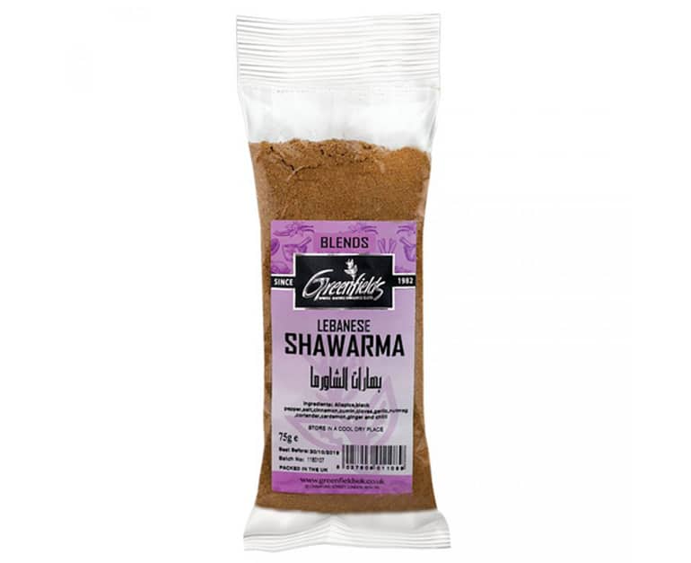 Greenfields Shawarma Spice (75G) - Aytac Foods