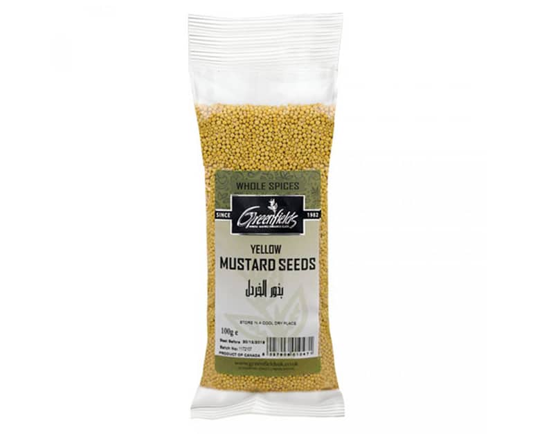 Greenfields Yellow Mustard Seeds (100G) - Aytac Foods