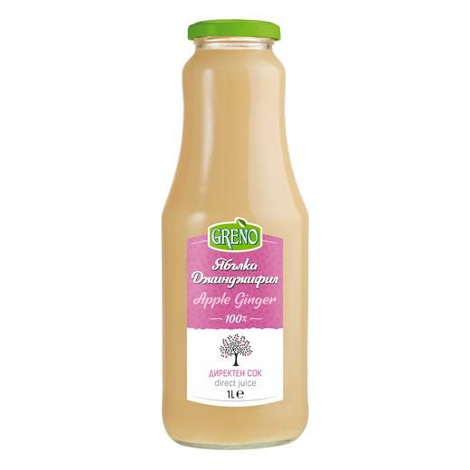 Greno-Apple - Ginger 100% Nfc Juice (1LT) - Aytac Foods