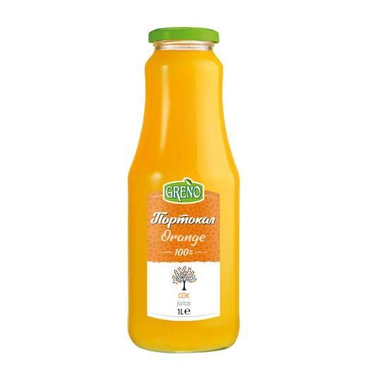 Greno-Orange 100% Nfc Juice (1LT) - Aytac Foods