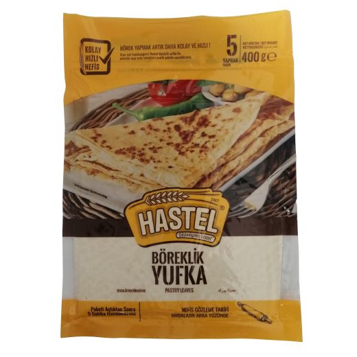 Hastel Boreklik Sac Yufka Square (400G) - Aytac Foods