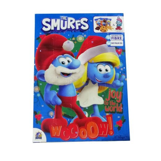 Jm Un Advent Calendar With Chip Choco Cookies 132G - Smurfs (132G) - Aytac Foods