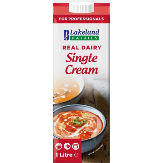 Lakeland Single Cream (1LT) - Aytac Foods