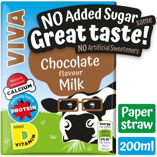 Lakeland Viva Flavoured Milk Chocolate (200ML) - Aytac Foods