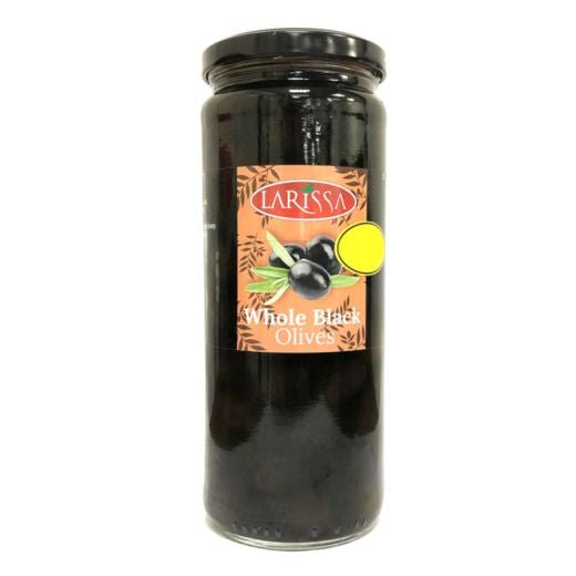 Larissa Black Whole Olives (430G) - Aytac Foods