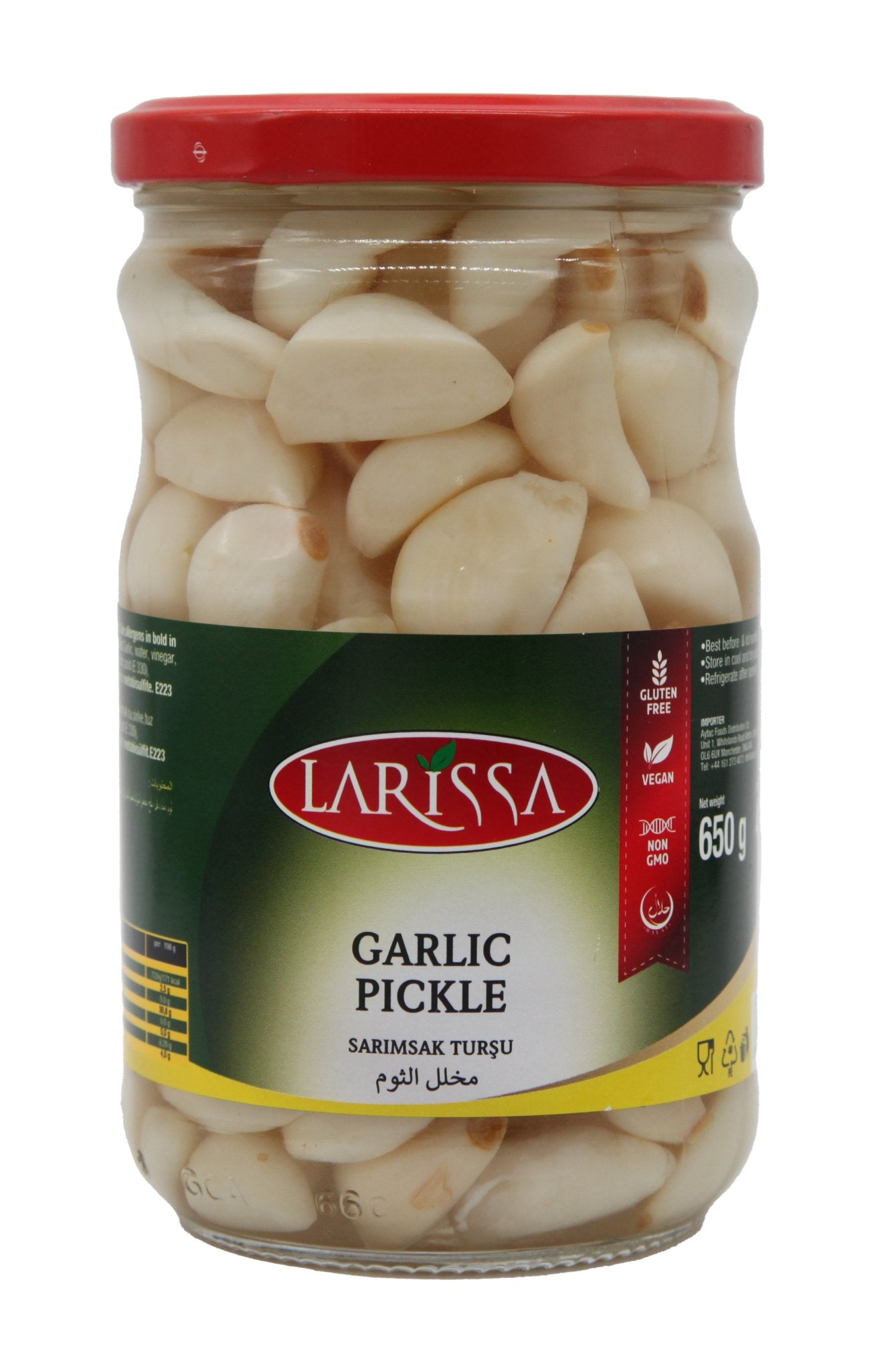 Larissa Garlic Pickled (660CC) - Aytac Foods