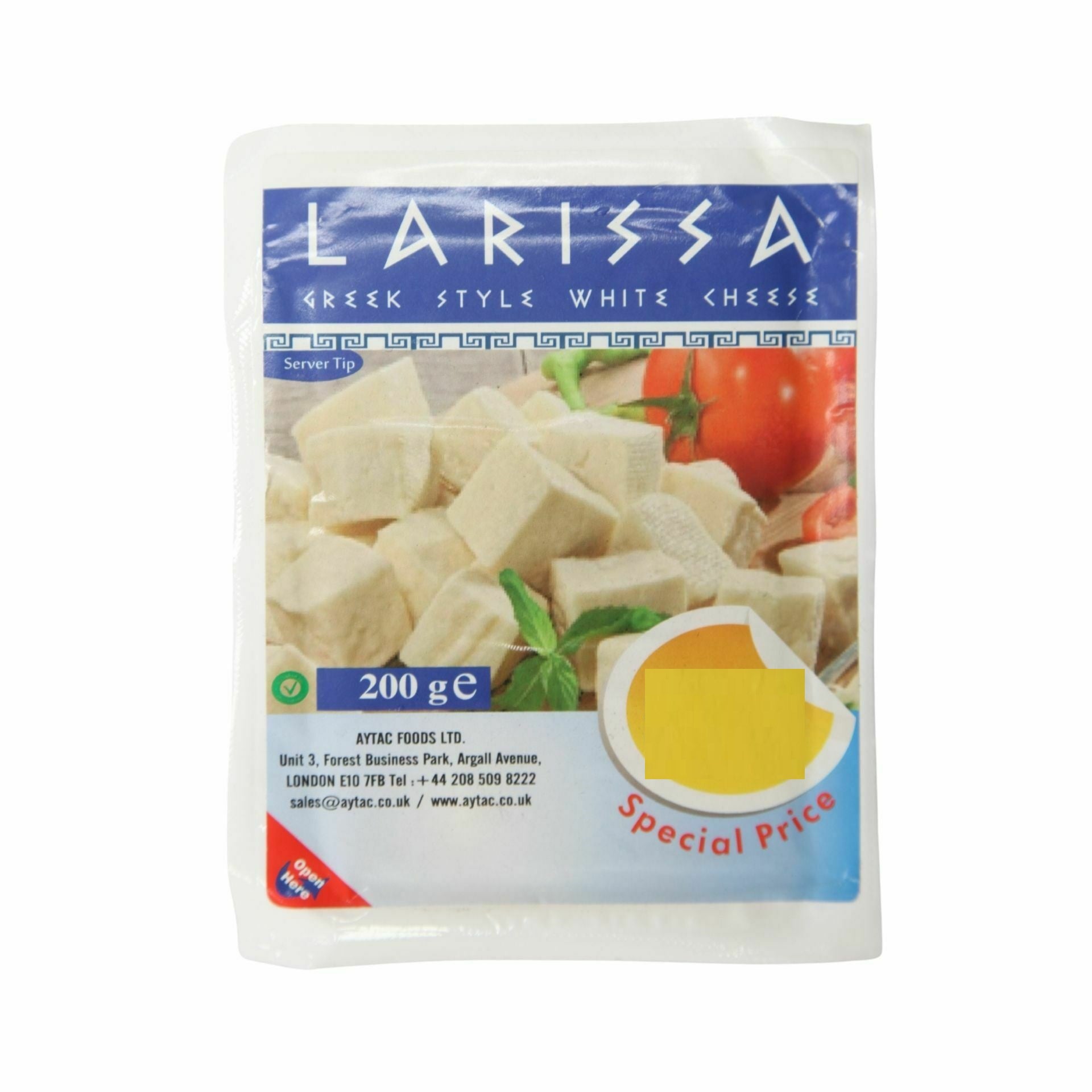 Larissa Greek Feta Cheese (200G) - Aytac Foods