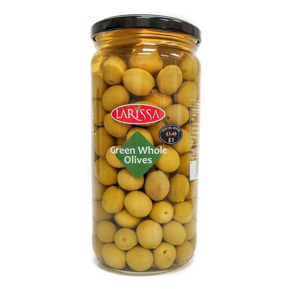 Larissa Green Whole Olives (720G) - Aytac Foods