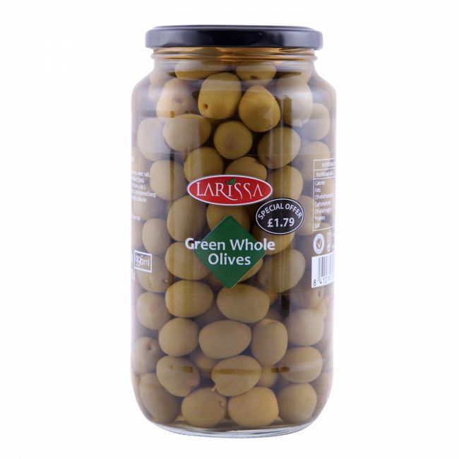 Larissa Green Whole Olives (935G) - Aytac Foods