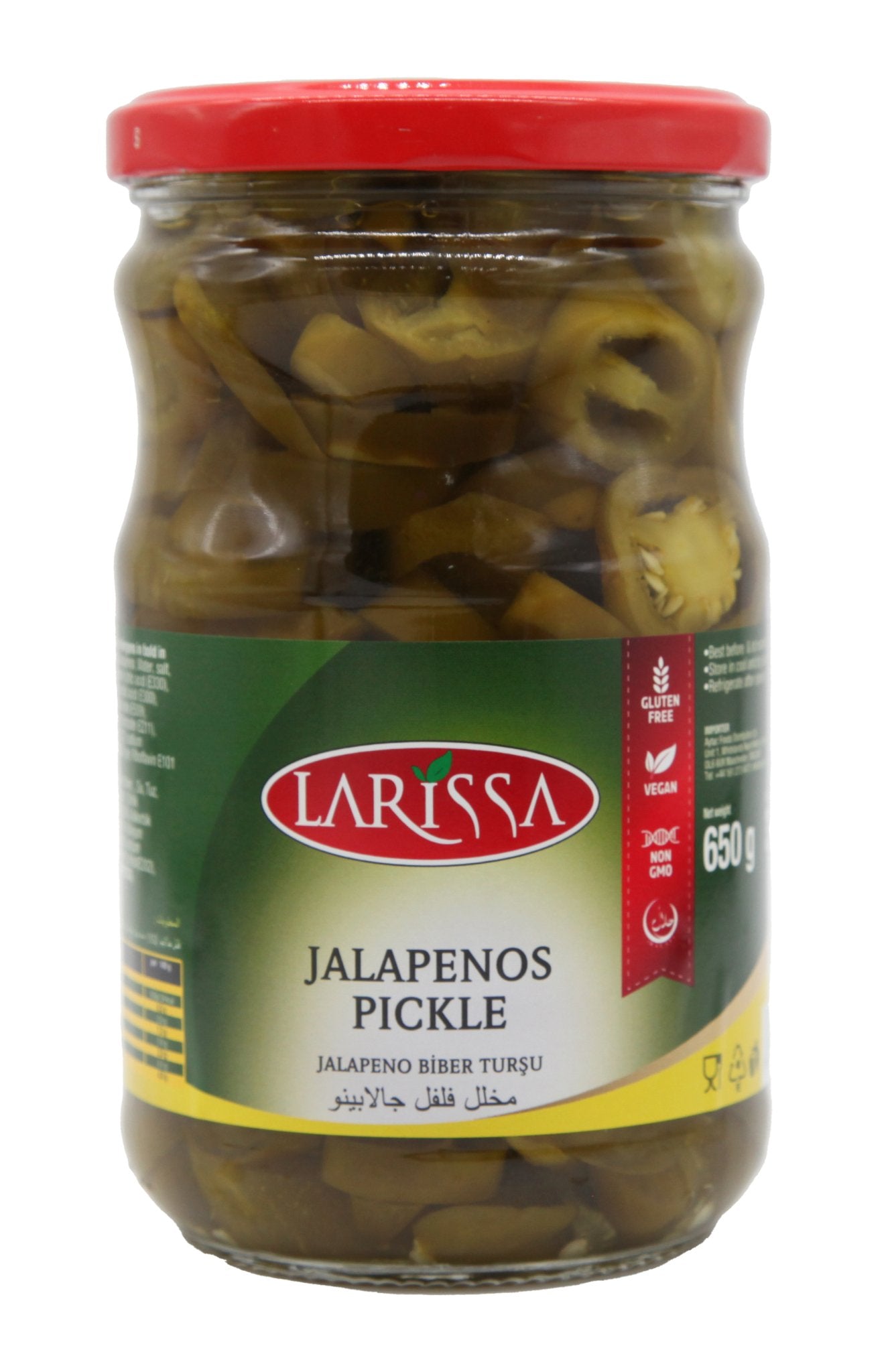 Larissa Pickled Jalapenos (660CC) - Aytac Foods