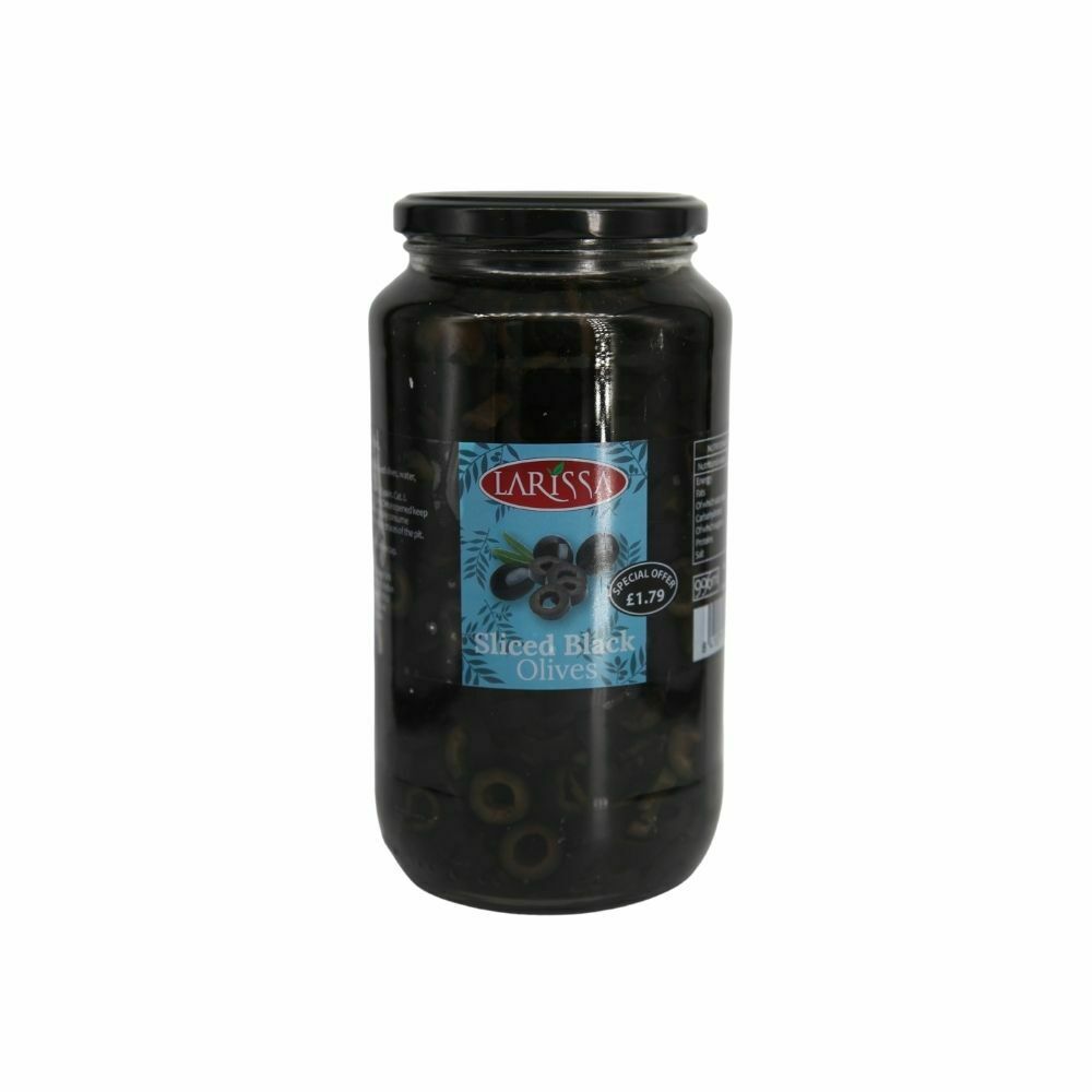 Larissa Sliced Black Olives (935G) - Aytac Foods