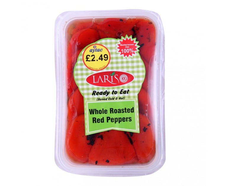 Larissa Whole Roasted Red Peppers (500G) - Aytac Foods