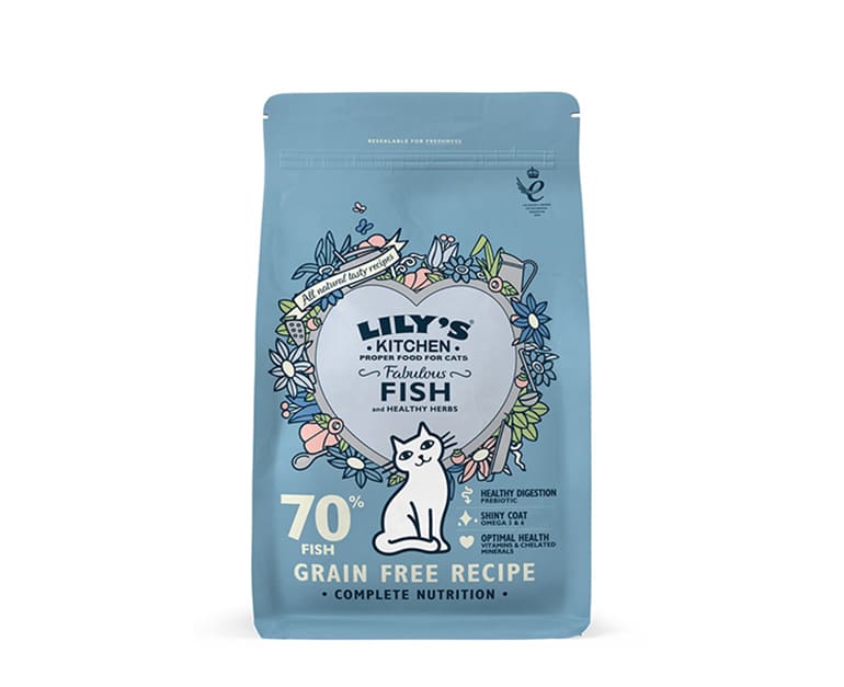 Lily's Kitchen Fabulous Fish Dry Cat Food (800G) - Aytac Foods