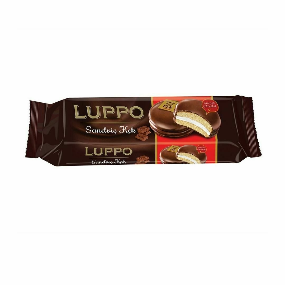 Luppo Sandvic Kek Kirmizi Paket (182G) - Aytac Foods