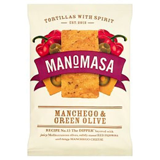 Manomasa Manchego & Green Olive - 140Gr - Aytac Foods