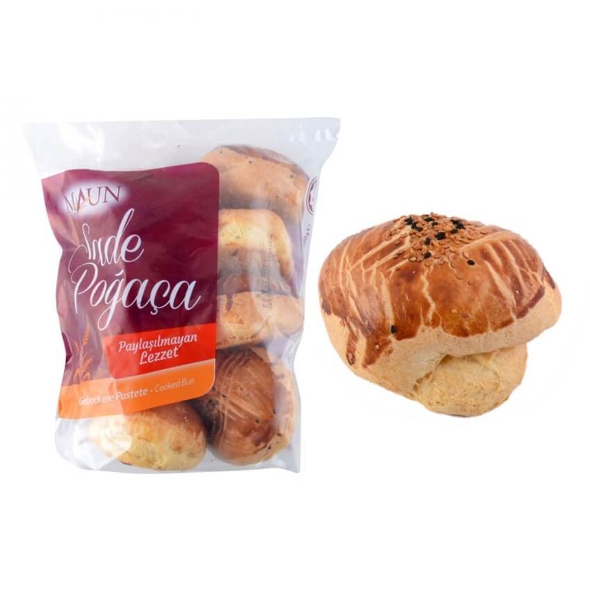 Maun Sade Pogaca Plain Bun (90G) - Aytac Foods