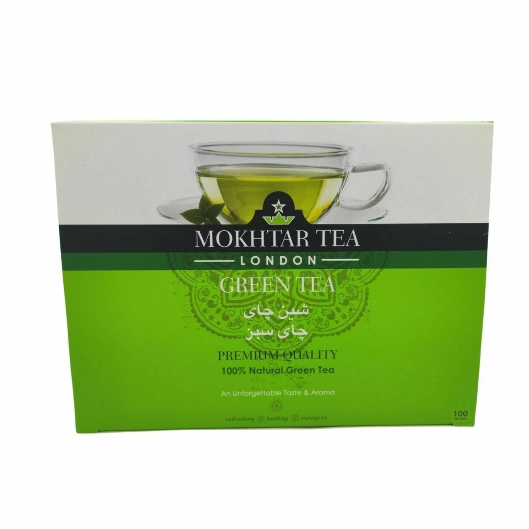 Mokhtar Green Tea -Tea Bag (100 baG) - Aytac Foods