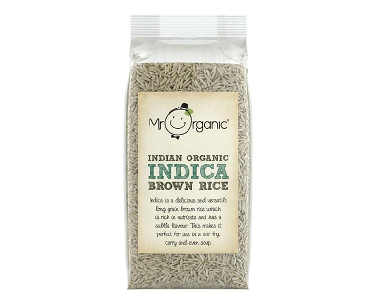 Mr Organic Indica Indian Brown Rice (500G) - Aytac Foods