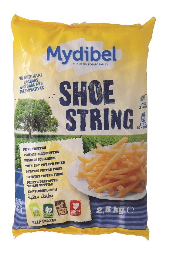 Mydibel Shoestring Chips (2.5KG) - Aytac Foods