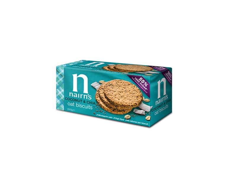 Nairn's Coconut & Chia Oat Biscuit (200G) - Aytac Foods