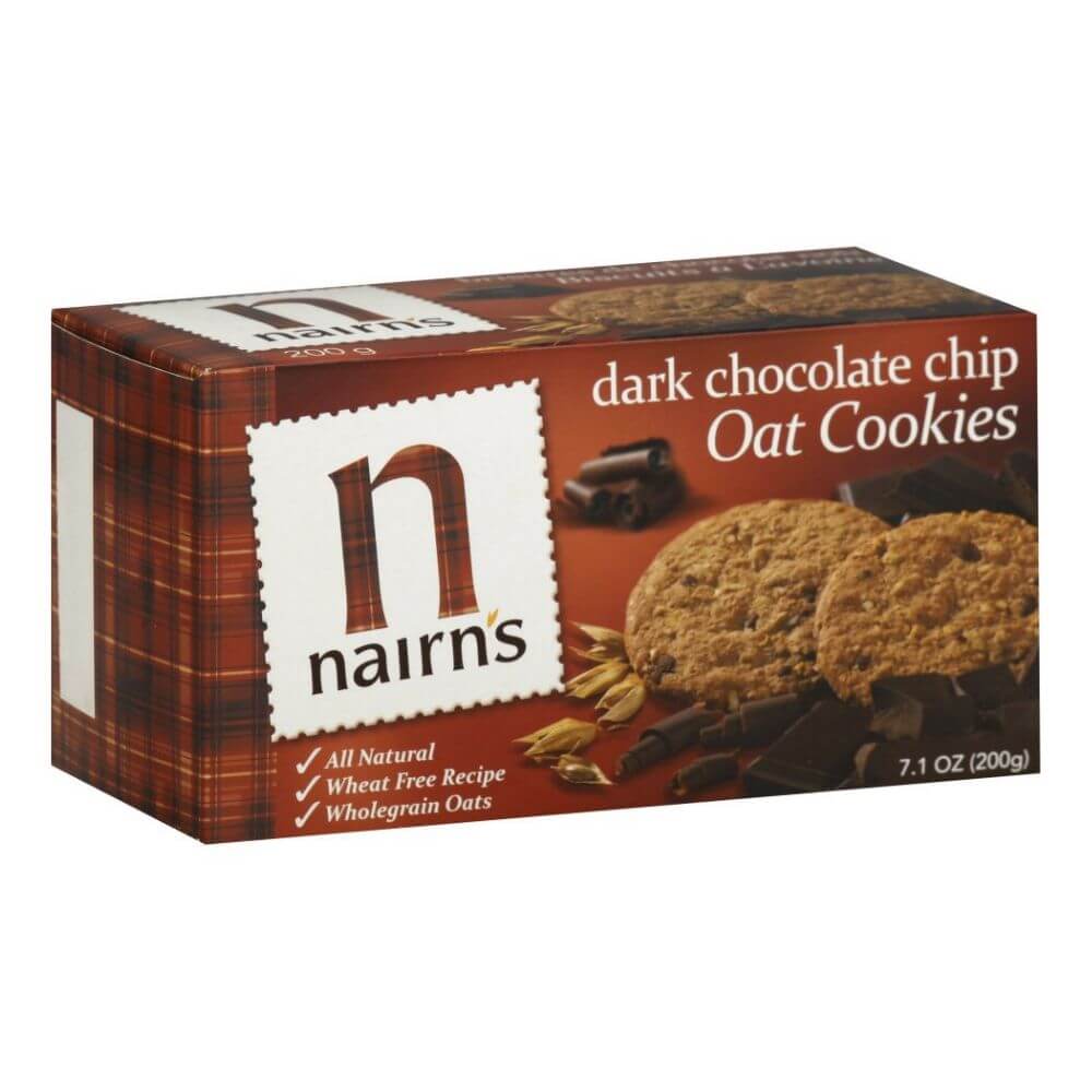 Nairn's Dark Chocolate Chip Oat Biscuits (200G) - Aytac Foods