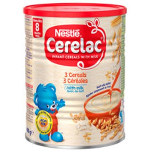 Nestle Cerelac 3 Cereals & Milk (400G) - Aytac Foods