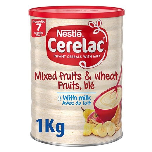Nestle Cerelac Mixed Fruits & Wheat Milk (1KG) - Aytac Foods