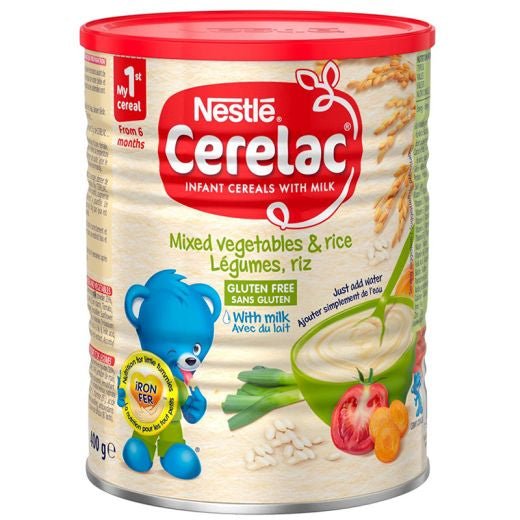 Nestle Cerelac Mixed Veg & Rice Milk (400G) - Aytac Foods