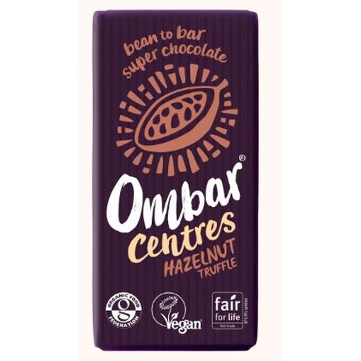 Ombar Hazelnut Truffle Bar - 35Gr - Aytac Foods