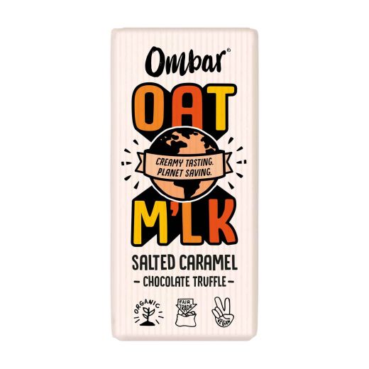 Ombar Oat M'Lk Salted Caramel Truffle - 70Gr - Aytac Foods