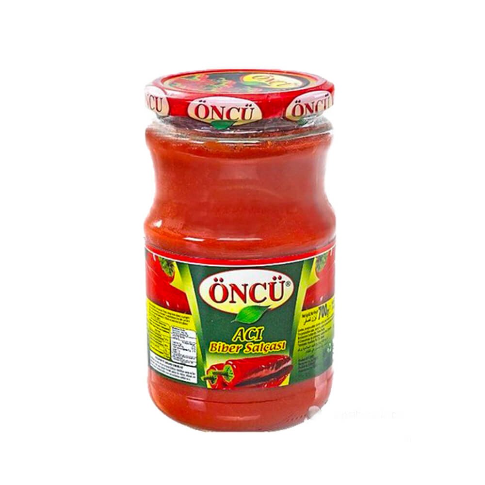 Oncu Hot Pepper Paste (700G) - Aytac Foods