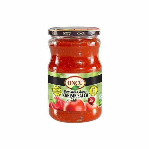 Oncu Tomato Pepper Mix Paste-(700G) - Aytac Foods