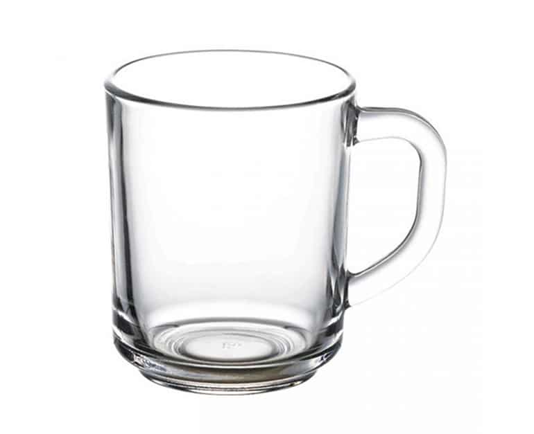 Pasabahce Handled Mug Glass (2 pcs) - Aytac Foods